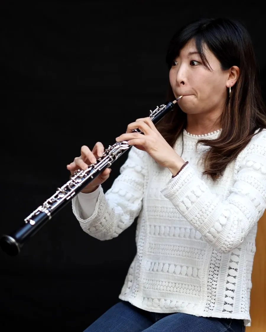 Shiho Hamano mit Oboe